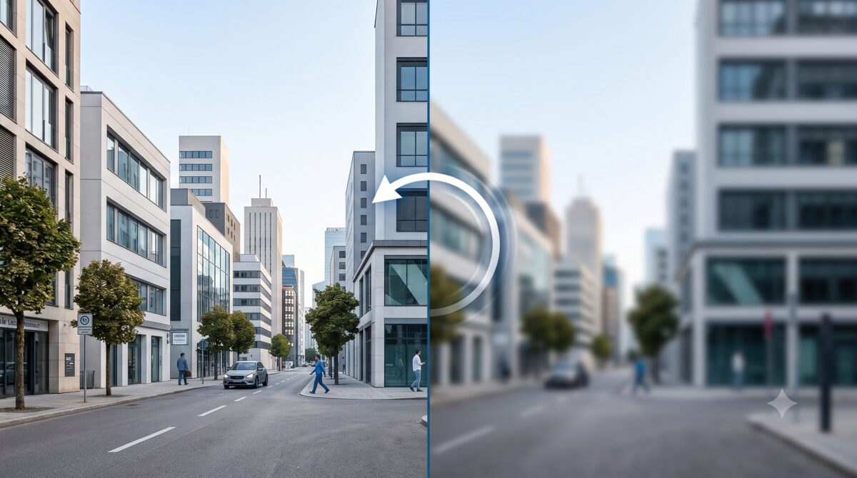 Vision nette puis floue entre deux clignements sur un œil sec